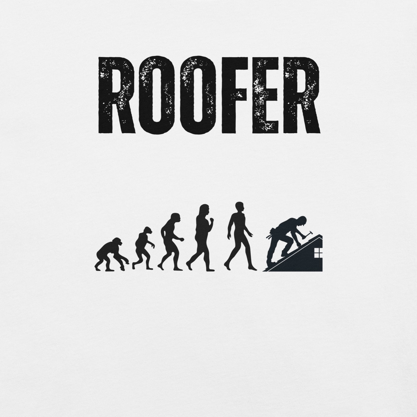 Funny T-shirt for roofers - Roofer Evolution Design - GWaves