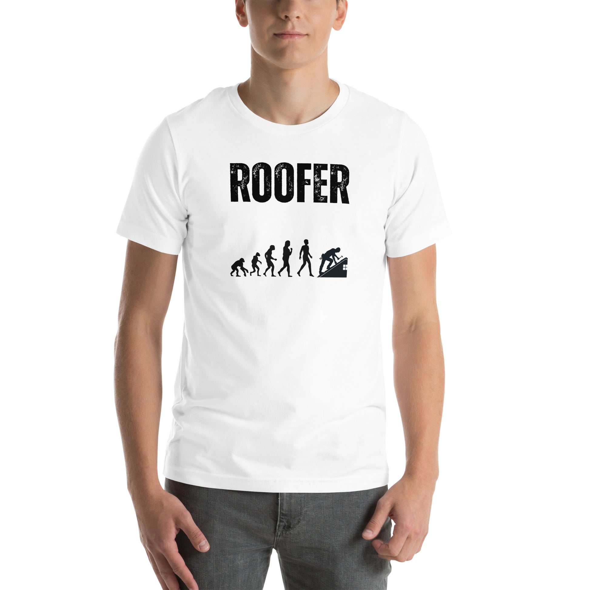 Funny T-shirt for roofers - Roofer Evolution Design - GWaves