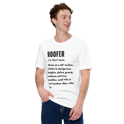 Funny T-shirt for roofers - Roofer Definition Design - GWaves