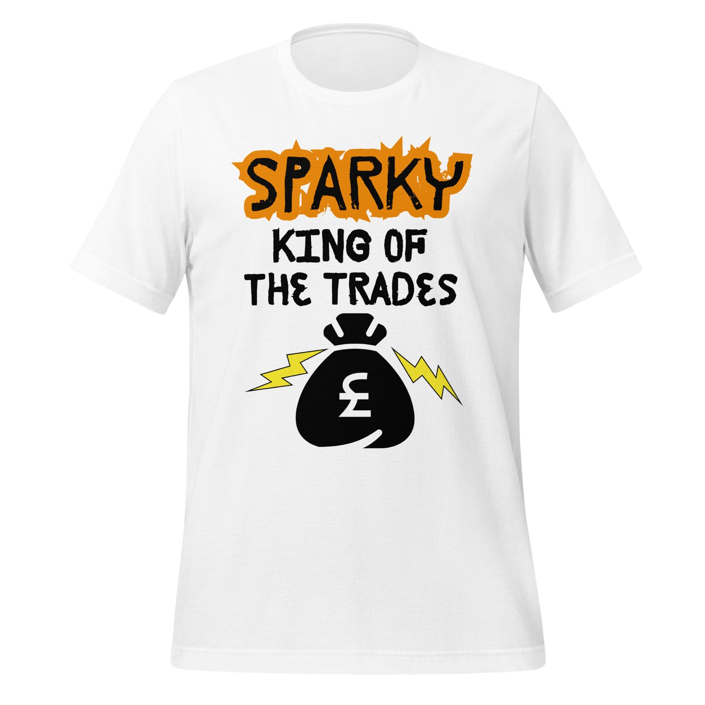 Funny T-shirt for electricians - King of the trades - GWaves
