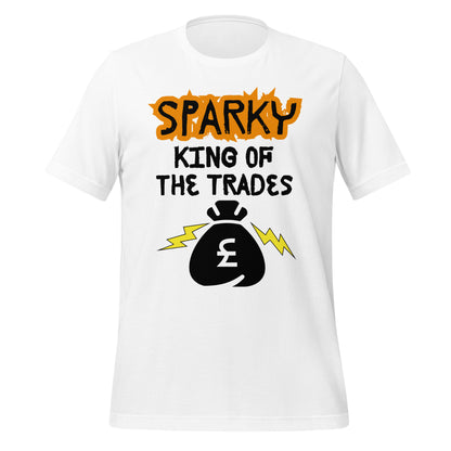 Funny T-shirt for electricians - King of the trades - GWaves
