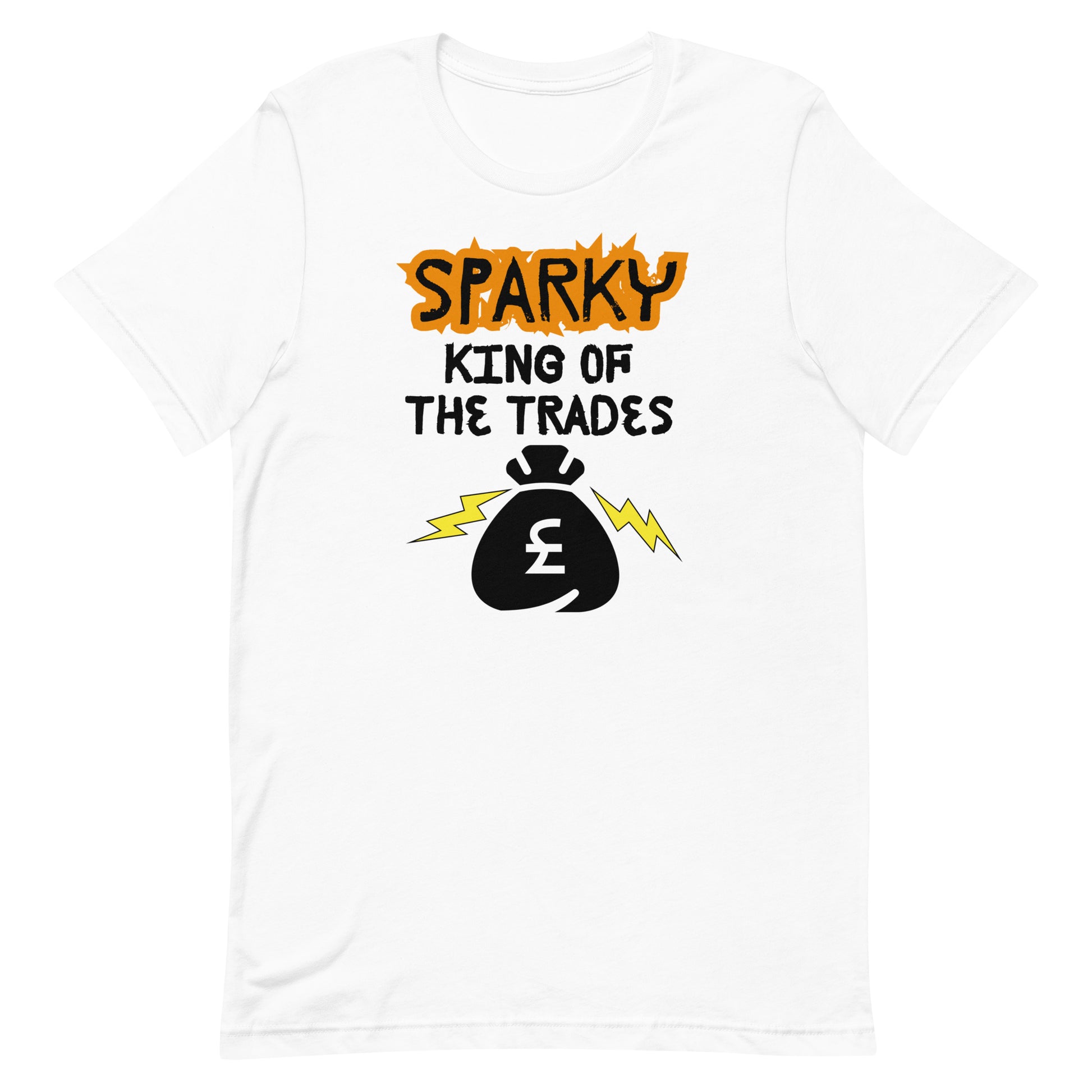 Funny T-shirt for electricians - King of the trades - GWaves