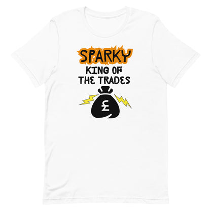 Funny T-shirt for electricians - King of the trades - GWaves