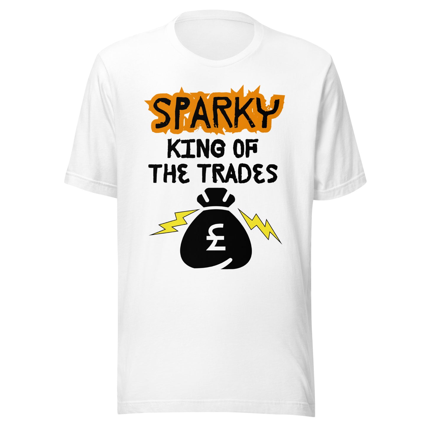 Funny T-shirt for electricians - King of the trades - GWaves