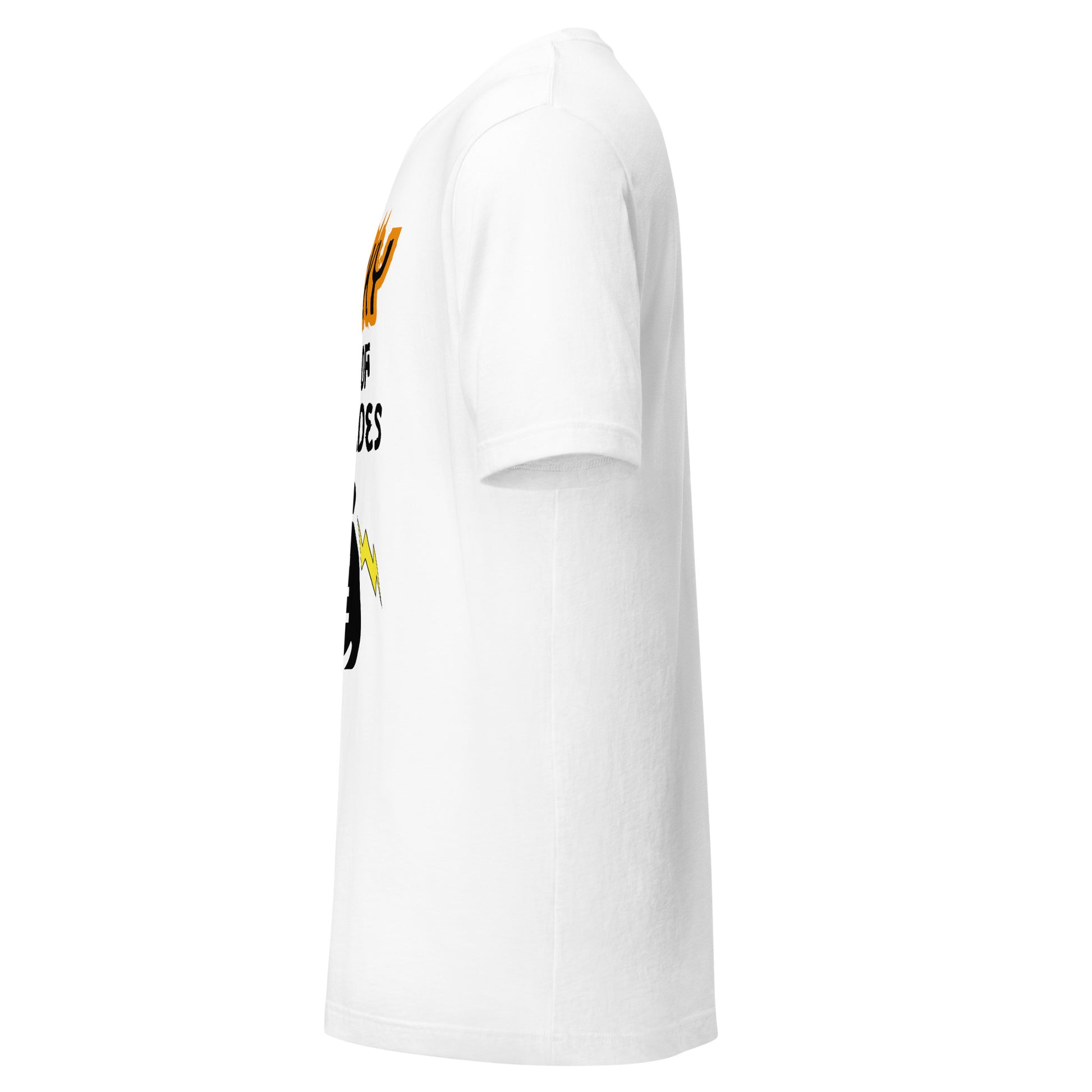 Funny T-shirt for electricians - King of the trades - GWaves